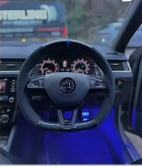Ghost Customz custom steering wheel build 3